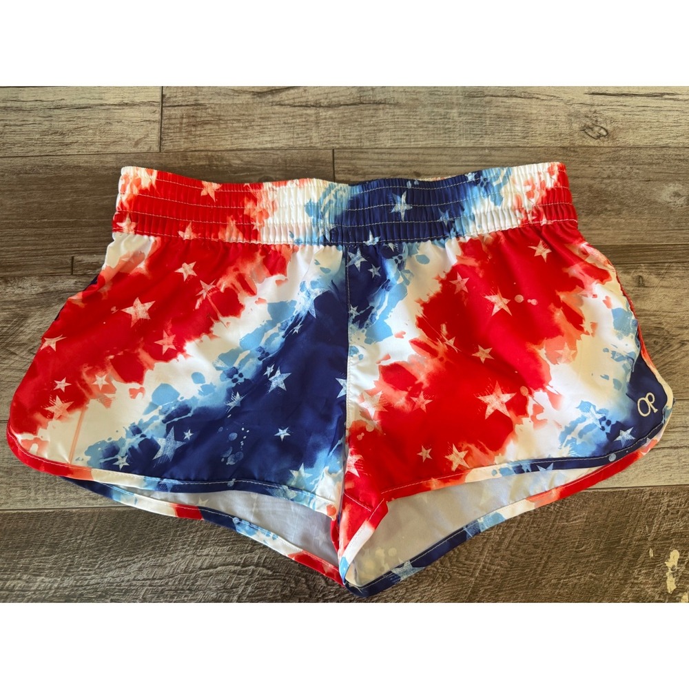 Ocean Pacific OP Board Shorts Womens Small Tie Dye Athletic Running Shorts